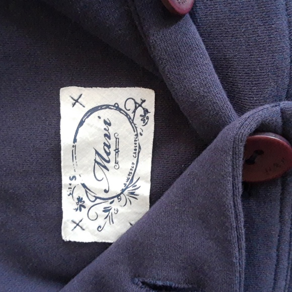 Mavi Navy Blue Crop Jacket Size S - Picture 4 of 6